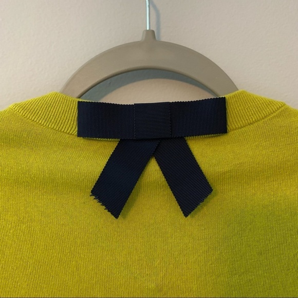 Women’s Kate Spade green silk blend button front Jeremy cardigan sweater size XS - Picture 8 of 8